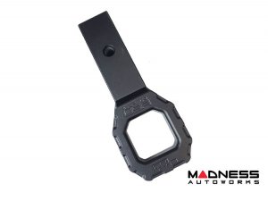 Billet Recovery Hook - Enhanced Hitch Tow Hook - Aluminum - Black